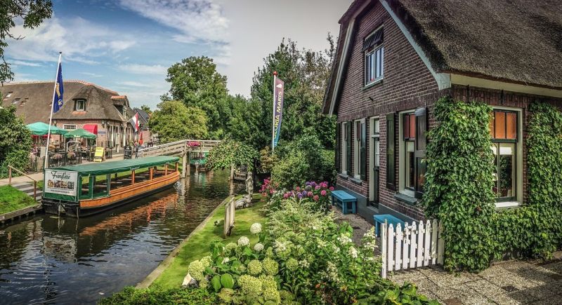 Giethoorn, the Netherlands canals