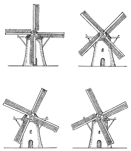 windmill, the netherlands