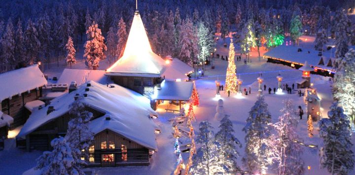 Traveling to Santa Claus Village, Lapland: Christmas Traditions in Finland