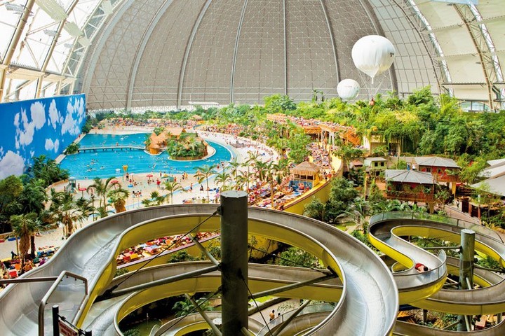 architecture travel giant waterpark tropical islands resort