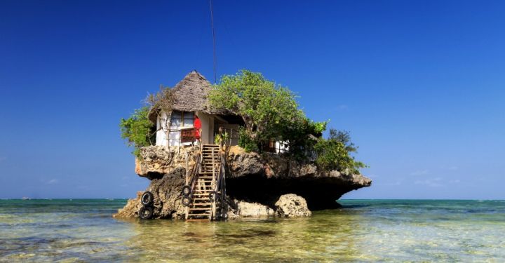 the rock, zanzibar