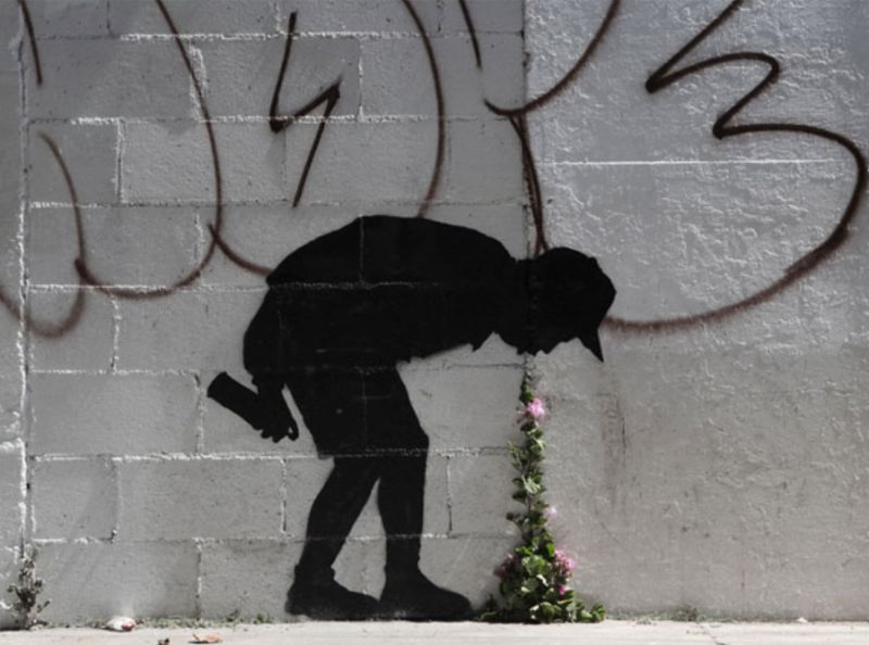 Banksy art work