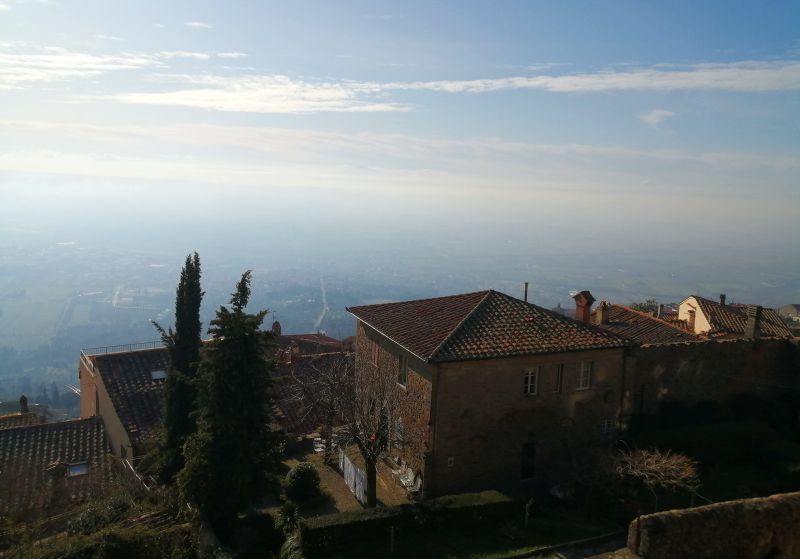 Cortona panoramic view houses