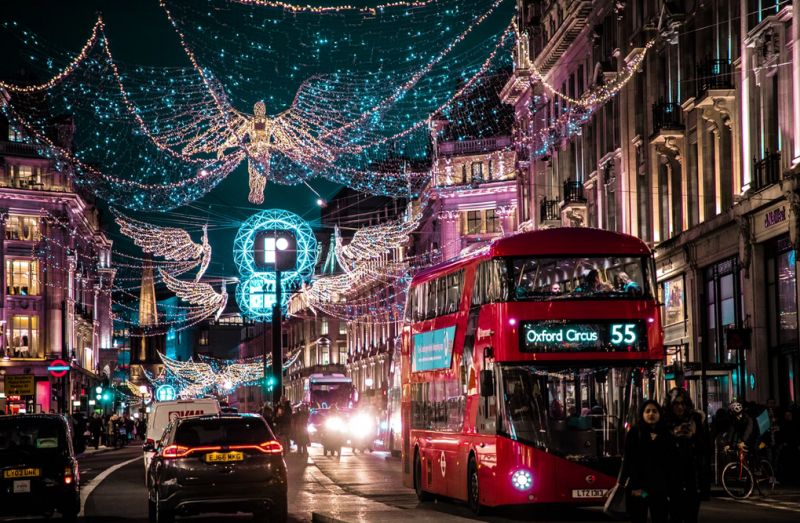 London during Christmas