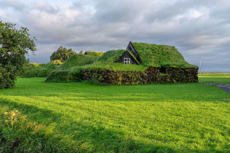 Iceland turf house